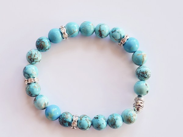 Bracelet turquoise anti douleur